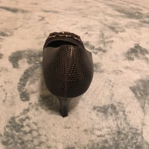 Aerosoles Black “Alligator” High Heeled Shoes Size 10M - Picture 3 of 8